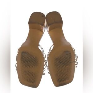 Reformation gold heels 8.5 (fit like an 8)